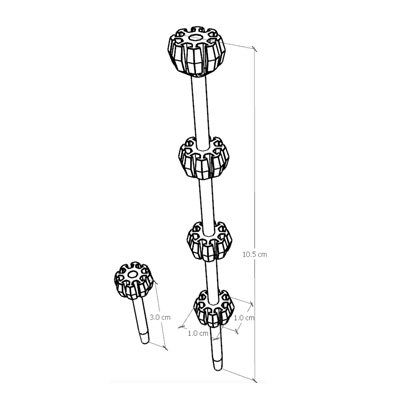 Layer column 50cmx4个(200cm) (25pcs / group)